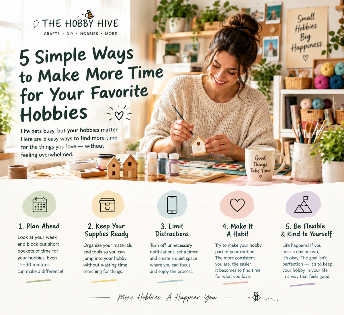 5 Simple Ways to Make More Time for Your Favorite Hobbies