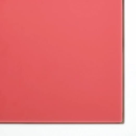 KastLite Colored Acrylic Sheets Nominal 6" x 6" - Plastic Sheet Easy to Cut, Saw, Shape, Laser Cut - Ideal for Arts & Crafts & DIY Projects- Durable, Lightweight, Scratch Resistant - Pink 2 Pack