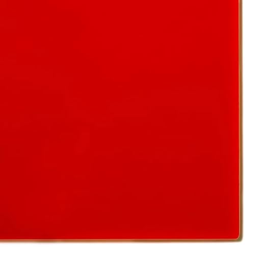 KastLite Colored Acrylic Sheets Nominal 6" x 24" - Plastic Sheet Easy to Cut, Saw, Shape, Laser Cut - Ideal for Arts & Crafts & DIY Projects- Durable, Lightweight, Scratch Resistant - Red 4 Pack
