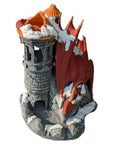 Dragon 3D Printed Dice Tower - Mythic Roll Collection - Unchained Games - Ascend to New Heights with your Rolls! (25.) Silk-Ice)