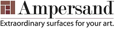 Ampersand Art Supply Wood Gesso Art Painting Panel: Canvas Texture, 1.5 Inch Cradle, 9" x 12"