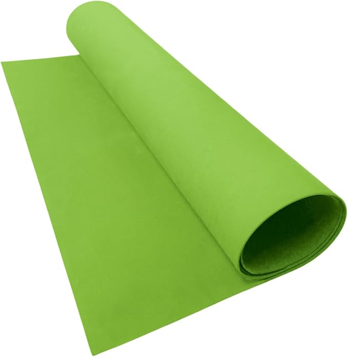 LotusFoam Large 3mm EVA Foam Sheet - 44"x 85" High Density Foam 130 kg/m3 for Cosplay, Costumes, Crafts, Flooring, Outdoor Use - 35 Colors (Key Lime) - Key Lime