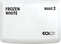 COLOP Make Series, Ink Stamp Pads, with Non-Toxic Premium Ink, Water-Based Acid-Free (Frozen White, Make 2-2-3/4" x 4-1/4")
