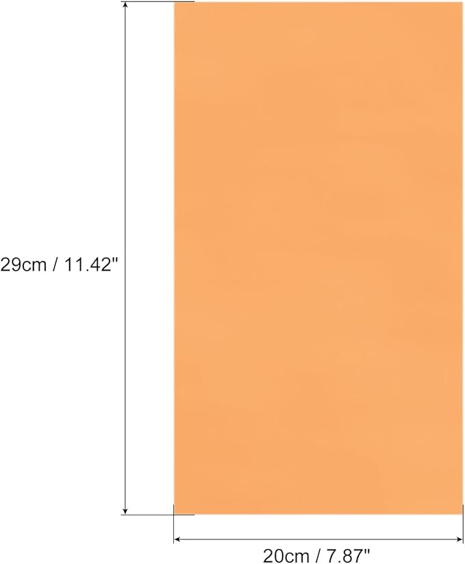 MECCANIXITY 50 Sheets Heat Reactive Foil, 20x29cm Bronze Foil Transfer Sheets Toner Reactive Foil Transfer Foil Sheets Hot Foil Stamping Paper for Crafts DIY Cardmaking Album Decoration