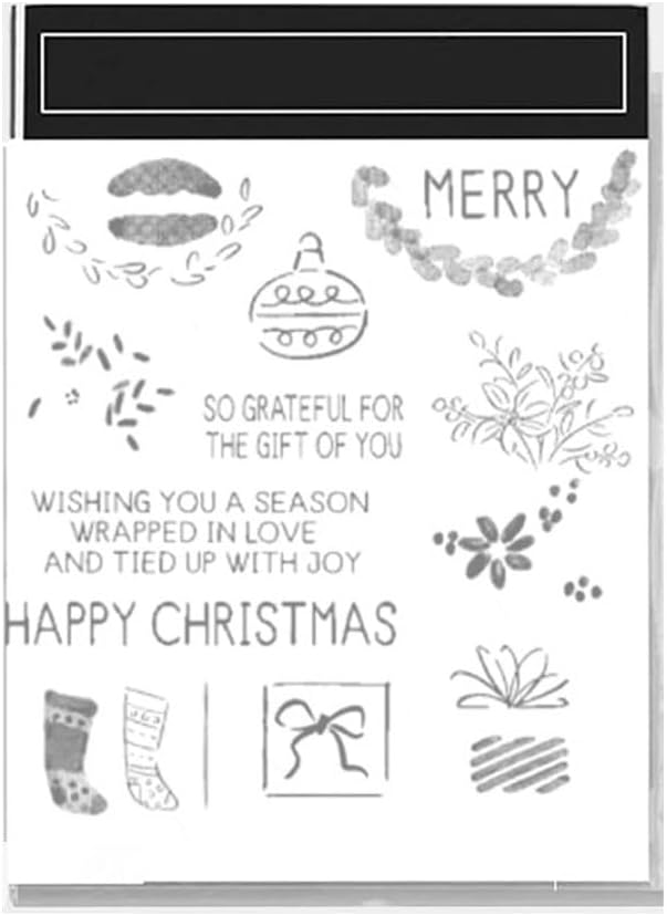 2025-2026 Stamps and Dies for Card Making, Stamps and Dies Set 2025 for Christmas and Halloween, Die Cut DIY Various Festivals Album Scrapbooking Birthdays Greeting Card (M4304)