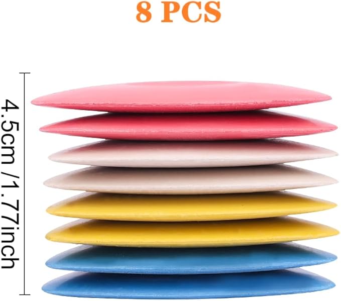 CampTek 8 PCS Triangle Sewing Tailors Chalk, Fabric Marker for Dressmaking, Sewing Supplies Accessories- Tailor's Chalk for Precision Marking on Fabric, Assorted Colors
