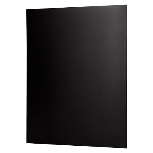 3 Pack 5052 Aluminum Sheet Metal 12 x 12 x 1/32 (0.04”) Inch Black Anodized Aluminum Sheet 1MM Thin Aluminum Plates Engraving Blanks for Laser Engraving, Crafting, Decoration