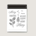 2025-2026 Stamps and Dies for Card Making, Stamps and Dies Set 2025 for Christmas and Halloween, Die Cut DIY Various Festivals Album Scrapbooking Birthdays Greeting Card (M4307)