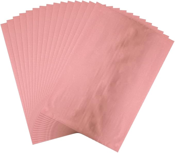 50 Sheets Toner Reactive Foil Sheet for Crafts Paper Holographic Heat Transfer Craft Foil Paper for Scrapbooking Stamping Cardstock Heat Transfer DIY Crafts Accessories 7.9 x 11.4inch