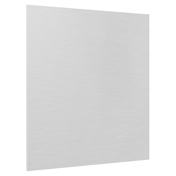 6061 T651 Aluminum Sheet Metal 12 x 12 x 1/16 (0.63”) Inch, Flat 1.5MM Aluminum Metal Plate for Crafting, Industrial, Double-Side Protective Film