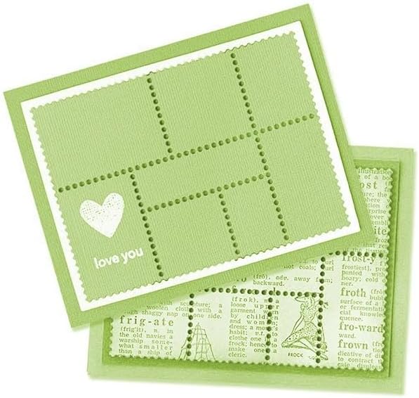 Lapoo Flowers Metal Cutting Die for Scrapbooking - Durable, Cut Stencils for DIY Scrapbook Photo Album Decorative Paper Card, Card Making Supplies, Embossing (Multi-Column Box 5.1 x 4 in)