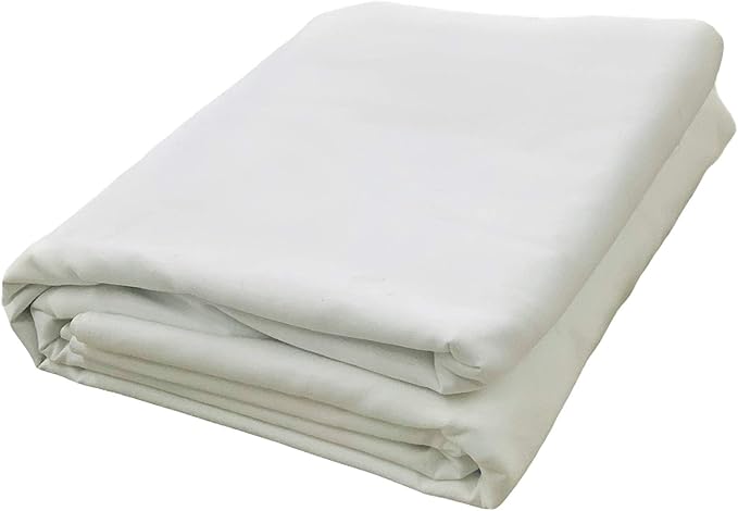 AK TRADING CO. Muslin Fabric/Textile Bleached - Draping Fabric - Bleached White 5 Yards Medium Weight - 100% Cotton (60in. Wide)