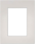 8x10 Mat Bevel Cut for 6x8 Photos - Acid Free Golf Ball Texture Precut Matboard - For Pictures, Photos, Framing - 4-ply Thickness