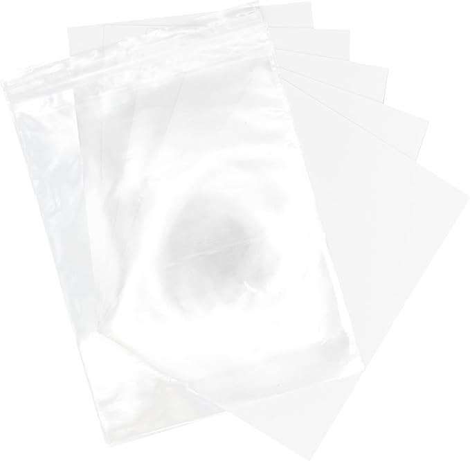 8x10 Mat Bevel Cut for 5x8 Photos - Acid Free Black Suede Precut Matboard with Backing Board and Crystal Clear, Self Seal Photo Mat Bag - for Pictures, Photos, Framing - 4-ply Thickness