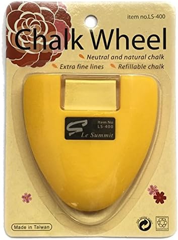 YEQIN Chalk Wheel Fabric Marker Tailor's Chalk DIY Sewing Parts (Yellow)