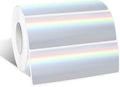 1" x 3" Holographic Thermal Label Stickers,Printable Rainbow Glitter Thermal Printer Sticker Labels for Gift Wrapping, Self-Adhesive Name Price Tag DIY Custom Logo Design (500 pcs)