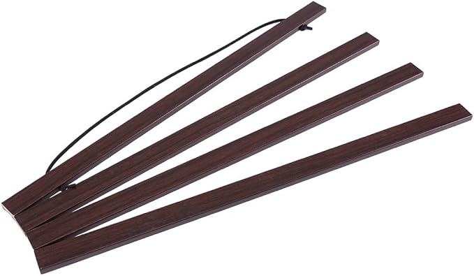 Ywlake Magnetic Poster Hanger, 13x19 13x17 13x19 Poster Frame Wood Wooden Magnet Print Posters Dowel Scroll Hanger Hangers Hanging Kit for Walls Map Canvas Artwork (Walnut, 13")