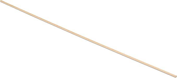 Wooden Dowel Rod, 1/8 Inch x 18 Inch Wood Dowels, Pack of 50 Wooden Dowels for Crafts, Unfinished Hardwood Wooden Dowels Rods, Strong Wood Rod Dowels for Crafting and DIYers
