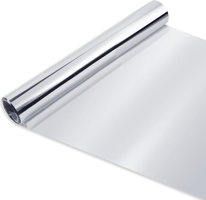 Highly Reflective Mylar Film Roll 4FT x 60FT,2 Mil Silver,for Outdoor Indoor Grow,Room Decoration,Scene Arrangement, Art Photography