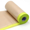 Masking Paper, Paint Masking Paper with Adhesive,20 Inch x 50 Feet Painters Paper Roll, Tape and Drape Painters Paper, for Auto Body Masking, Wall Covering and Paint Masking (20 inch x 50feet, 1)…
