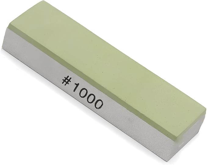 Small Travel-Portable Diamond Resin Sharpening Stone - 1000 Grit Whetstone Knife Sharpener