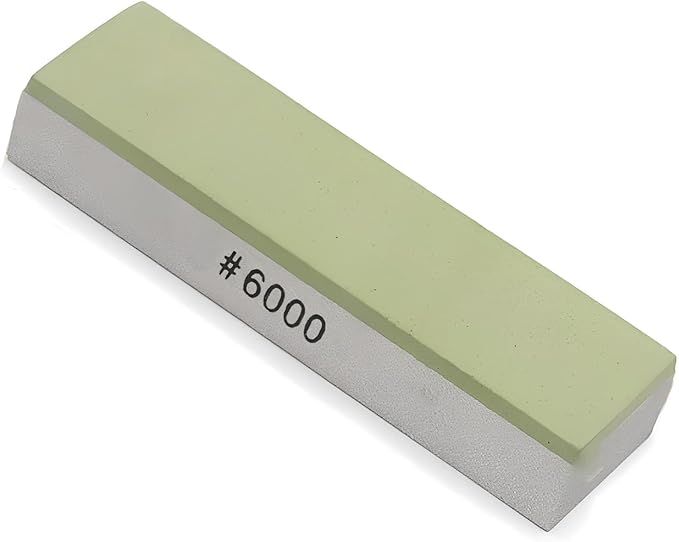 Small Travel-Portable Diamond Resin Sharpening Stone - 6000 Grit Whetstone Knife Sharpener