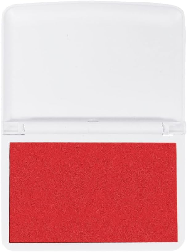 COLOP Make Series, Ink Stamp Pads, with Non-Toxic Premium Ink, Water-Based Acid-Free (Brave Red, Make 3-3-1/2" x 6-1/4")