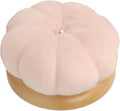 Hilltian Pin Cushion for Sewing, Wooden Base Sewing Pincushion with 100 Plastic Head Pins, Cute Pins Holder for Sewing Quilting (Light Pink)