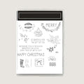2025-2026 Stamps and Dies for Card Making, Stamps and Dies Set 2025 for Christmas and Halloween, Die Cut DIY Various Festivals Album Scrapbooking Birthdays Greeting Card (M4304)