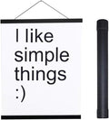 Artmag Magnetic Poster Hanger Frame, 10x14 10x16 10x20 Light Wood Wooden Magnet Canvas Artwork Print Poster Hangers Frames Hanging Kit (Black, 10")