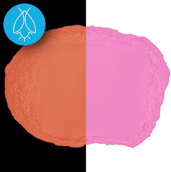 Glow in The Dark Pigment Powder - Neutral and Fluorescent Color for Art Painting, Fine Art, Nail Art Paint, and DIY Crafts - Non-Toxic, Long Lasting - Fluorescent Pink -(120 Grams/4 Ounces)