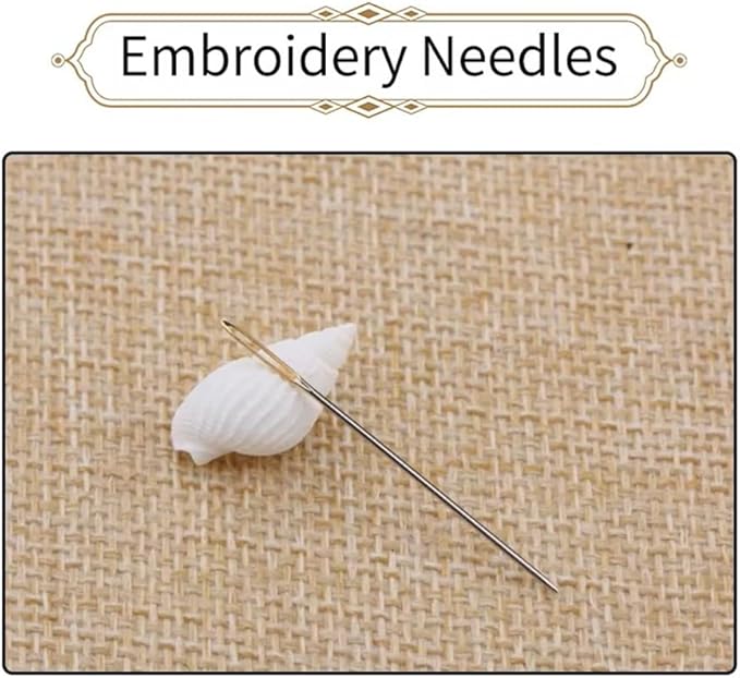 Threadhaven Cross-Stitch Kit 14CT Aida Counted Embroidery Complete Set with Fabric, Threads, Needles & Chart-Premium Beautiful Girls Design for Adults & Beginners- Redhead. 13''×17.3''