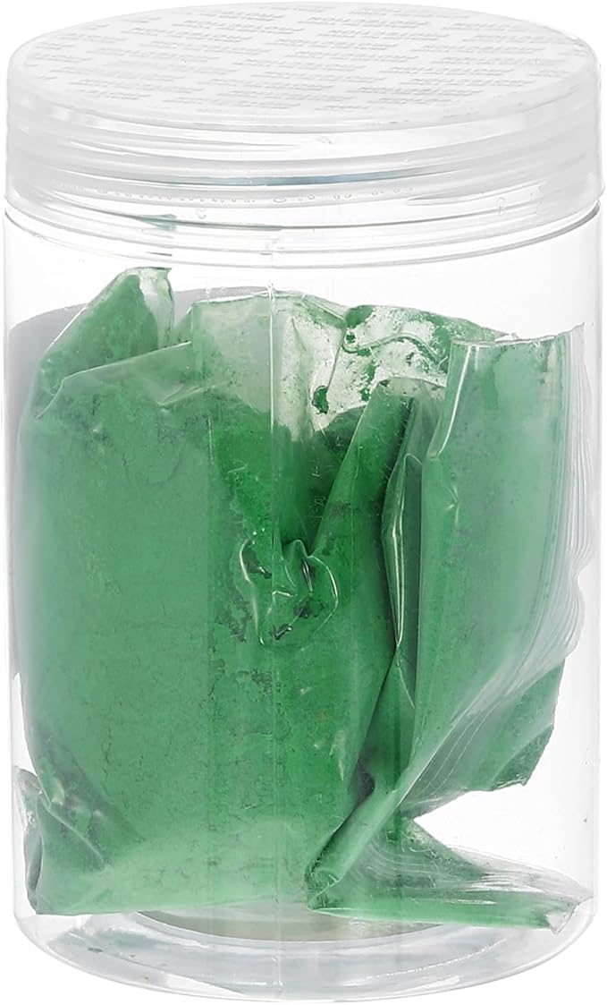 HARFINGTON Iron Oxide Powder Concrete Pigment 300 Mesh 3.5oz (100g) Iron Oxide Grout Pigment for Pastel Tile Paint Concrete Cement, Cadmium Green