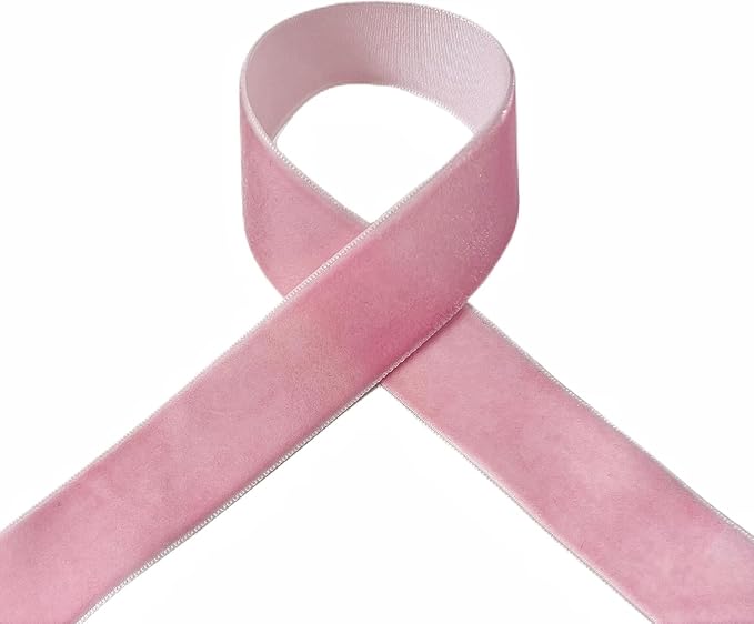 Velvet Ribbon, 1 1/2-Inch by 25-Yard Spool (Pink)