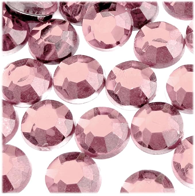 The Crafts Outlet 72pc Rhinestones Round 20mm - Flatback Champagne