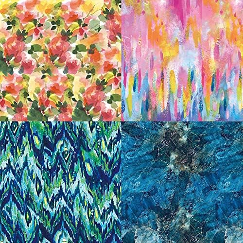 DESEACO 6x6 Floral Scrapbook Paper, 24 Sheets, Single-Sided, Cardstock