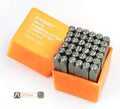 OWDEN Professional 36Pcs. Steel Metal Stamping Tool Set,(1/8”) 3mm,Steel Number and Letter Punch Set,Alloy Steel Made HRC 58-62 for Jewelry Craft Stamping.