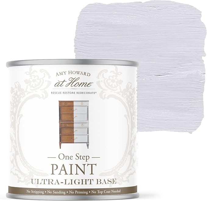 AMY HOWARD AT HOME Chalk-Based One Step Paint for Furniture, Cabinetry, Decor, Finish, and More | No Stripping, Sanding, or Priming | Ultra-Light Base | 32 Ounce | Chelsea Square