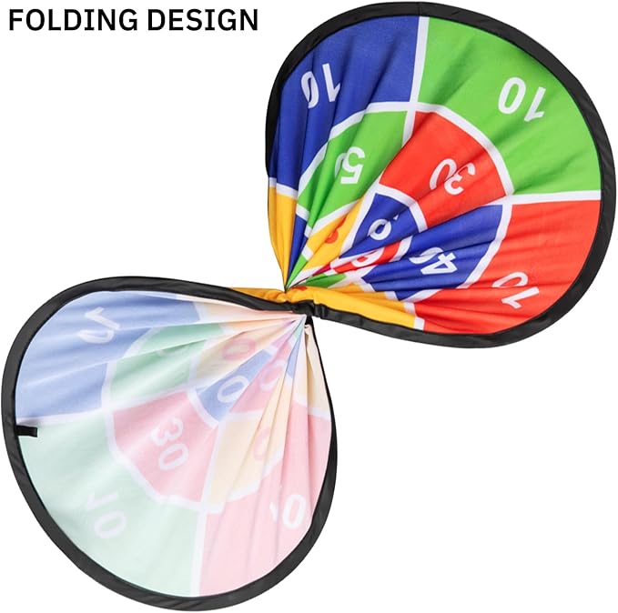 TEMI 29" Large Dart Board for Kids, Boys Toys Dartboards with 20 Balls, Indoor and Outdoor Sport Fun Party Play Game Toys, Birthday Gifts for Boys Girls 3 4 5 6 7 8 9 10 11 12 Years Old