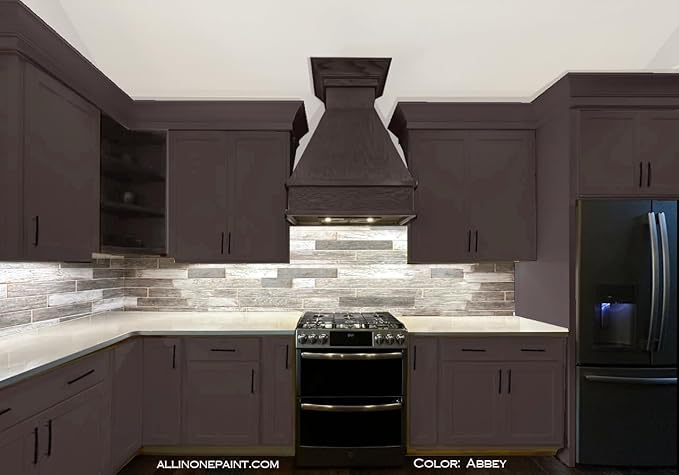 ALL-IN-ONE Paint, Durable cabinet and furniture paint. Built in primer and top coat, no sanding needed. Includes our 30 featured color card - Blissful (french blue), 8oz Sample