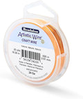 Artistic Wire, 24 Gauge Tarnish Resistant Colored Copper Craft Wire, Natural, 20 yd
