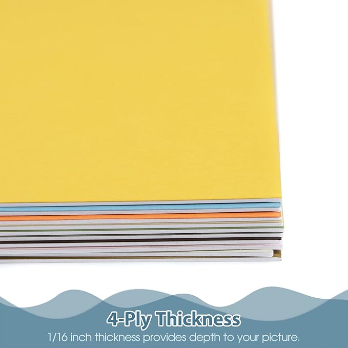 (20) 16x20 Matboard Mat Board Blanks-ASSORTMENT