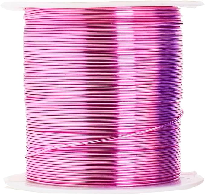 Mandala Crafts 14 Gauge Anodized Aluminum Craft Wire for Jewelry Making - 240 FT Colored Flexible Pastel Wire - Bendable for Bonsai Armature Crafting Sculpting
