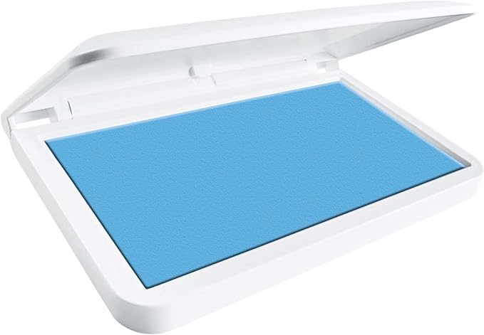 COLOP Make Series, Ink Stamp Pads, with Non-Toxic Premium Ink, Water-Based Acid-Free (Calm Blue, Make 1-1-15/16" x 3-1/2")