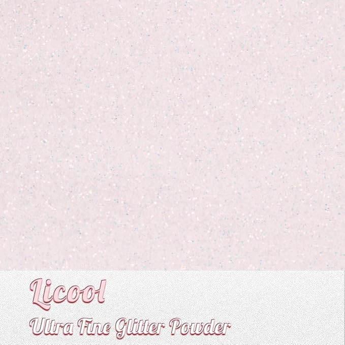 Holographic Fine Glitter, 100g/3.5oz Extra Fine Glitters Powder Packs for Resin, Craft Glitter for Tumblers Candle Slime Making, Festival Body Face Eyeshadow Nail Glitter (Blue White)