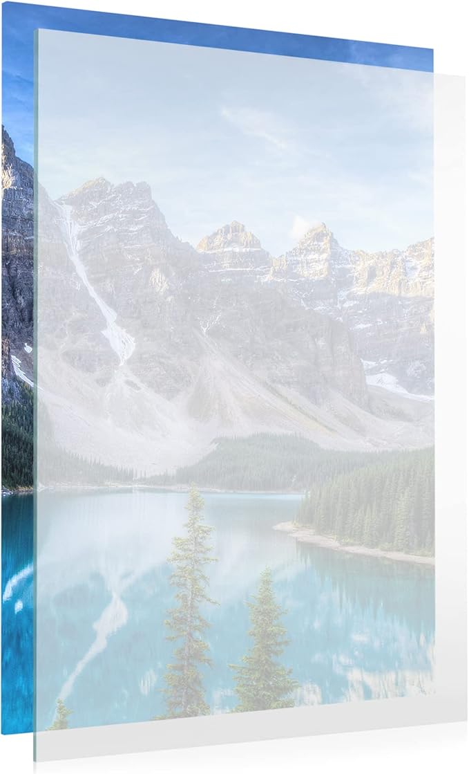 CountryArtHouse Non-Glare Acrylic Replacement for 4x12 Picture Frame, Replacement Plexiglass for 4x12 Photo Frame, UV-Resistant Non-Glare Acrylic Cover Sheet