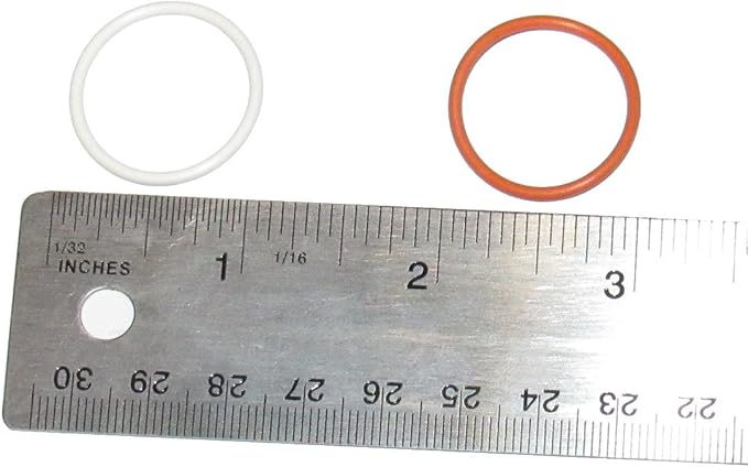(100 Pack) Soft Stitch Ring Markers, Orange & White (Large Size for Needle Sizes 17-35, Includes 2 Colors, for Knitting/Crochet/etc)