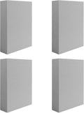 BAOFALI 4 Pcs Stamping Foam Grey Moldable Foam Stamps Plastic Dry Foam Stamp Pad Cut and Dry Foam Stamping Foam Block for Sculpture, Modeling, DIY Arts and Handicrafts Projects