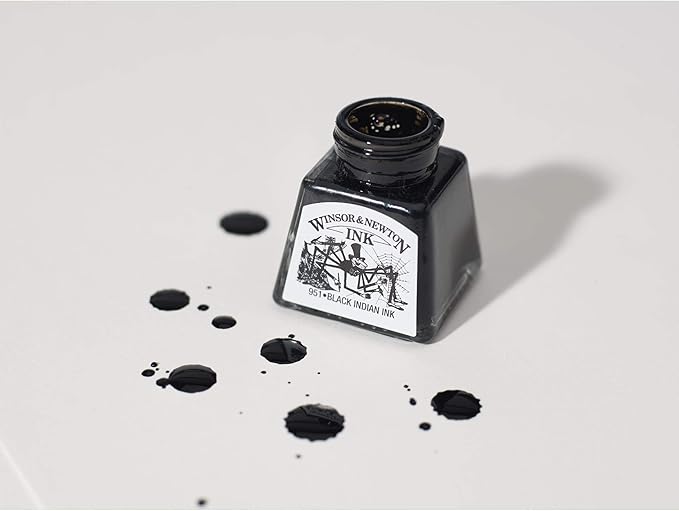 Winsor & Newton Drawing Ink, 14ml Bottle, Orange