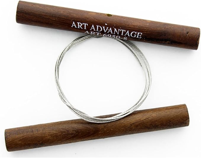 Art Advantage Wire Clay Cutter - Durable Pottery Wire Tool for Clay Cutting, Sculpting, Pottery Craft, Ceramic Arts, Modeling, and DIY Clay Projects